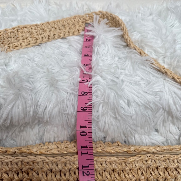 Cappelli Jeweled Straw Purse/Bag - Picture 12 of 12